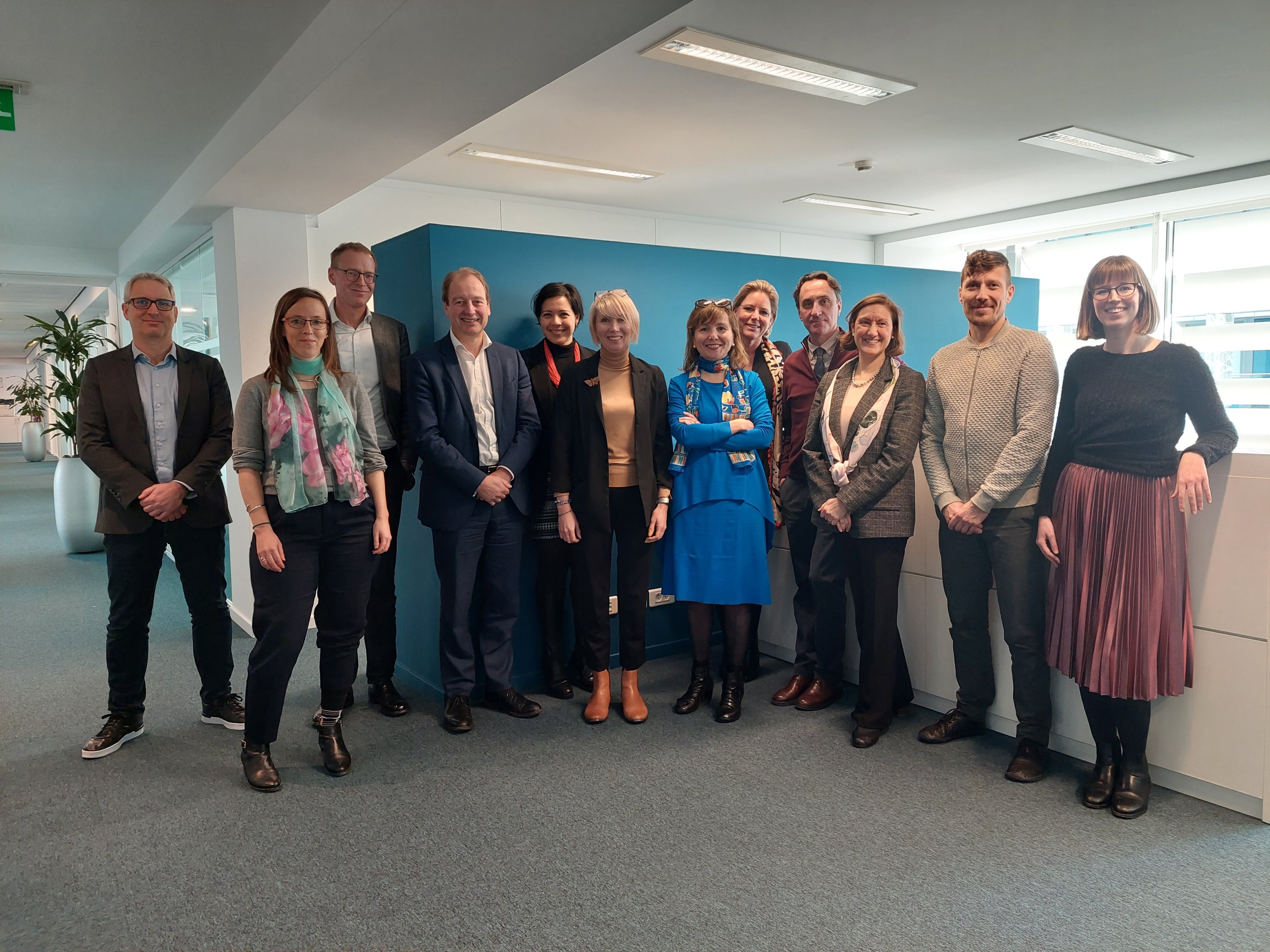 Members of CoARA Steering Board meeting at the Science Europe Office on 30 January