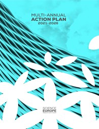 Cover of the Science Europe Multi-annual Action Plan 2021-2026