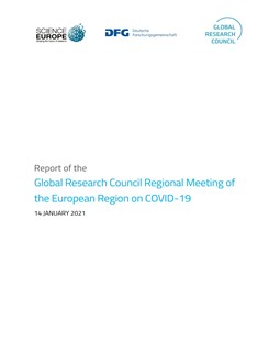 Cover of Report of the GRC Regional Meeting of the European Region on COVID-19